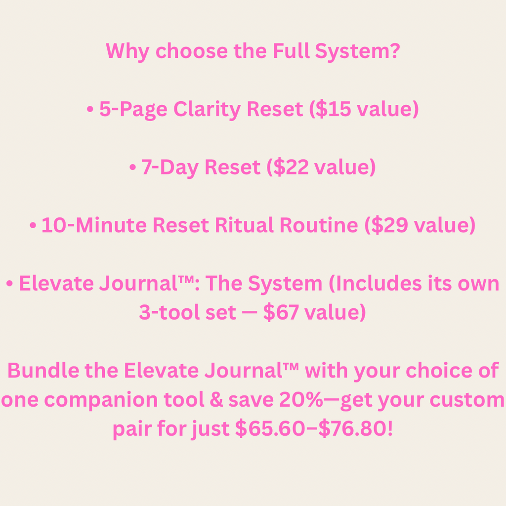 Elevate Journal™: The Complete System for Clarity, Confidence & Self-Growth
