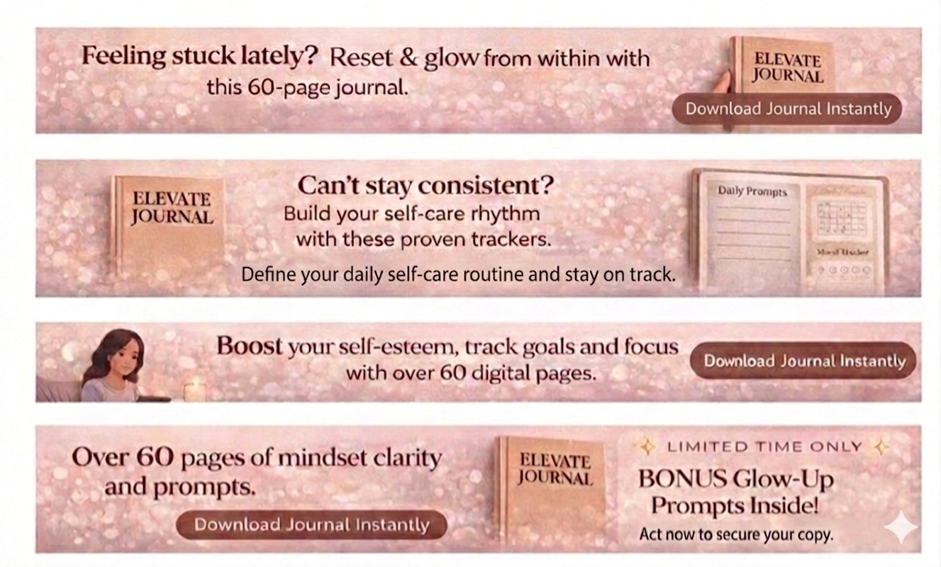 Elevate Journal™: A structured system to eliminate mental overload and rebuild clarity fast.