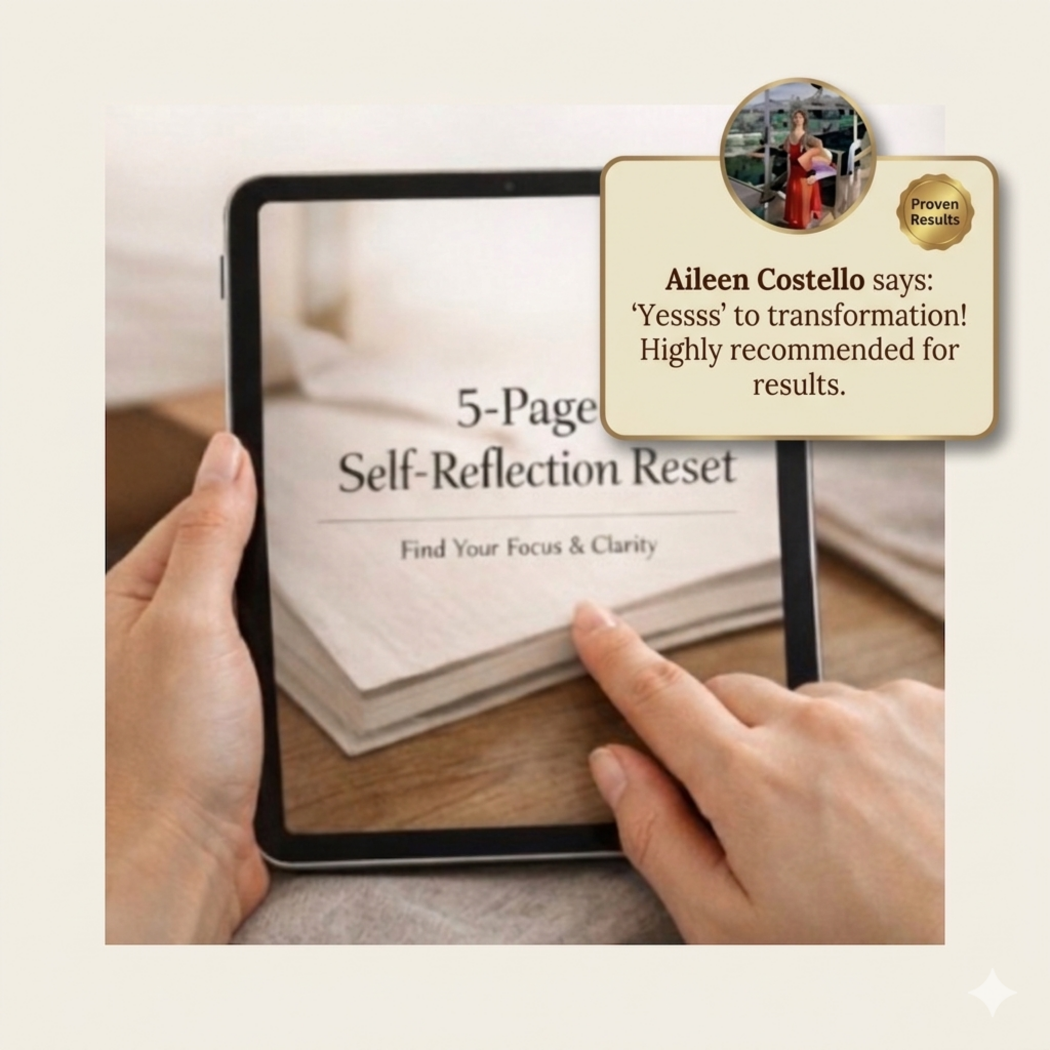 The 5-Page Clarity Reset™ – A Structured Self-Reflection System for Fast Mental Realignment