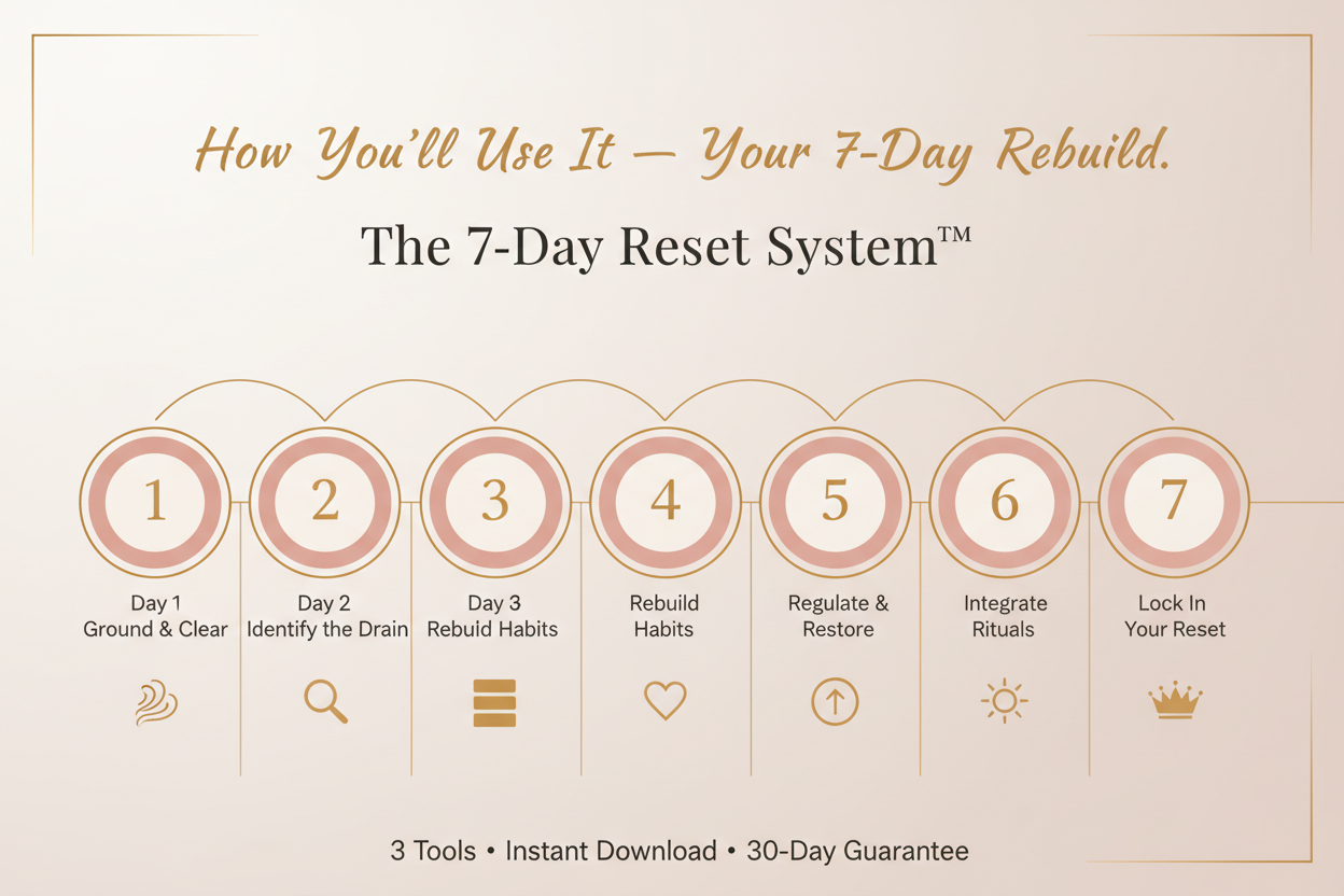 One Week to Total Mental Clarity. The 7-Day Reset System™